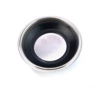 ComfyHarbor Removable Stainless Steel Coffee Filter Basket, Ultra-Fine Mesh For Single Or Double Cup, For Easy Clean For Replacement Part For Coffee Makers, Silver And Black(Double cup)