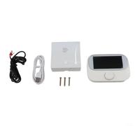 ComfyHarbor RF Boiler Thermostat for Smart, Wireless Programmable Room Controller with Rotary Knob, LCD Display Weather Humidity, Celsius/Fahrenheit(WiTH3-No Wifi)