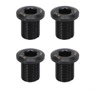 ComfyHarbor Road For Bike Chainring Bolts M8 x 10mm Alloy Chainwheel Screws Compatible with for ULTEGRA UT6800 R8000 for DURA-ACE DA9000 R9100, 4-Pack(Golden)