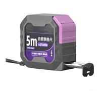 ComfyHarbor Self-Locking Steel Tape Measure ABS 5M | High Accuracy With for zero Point Correction, Wear-Resistant , Metal Hook, For Construction And DIY, 5M/7.5M/10M