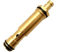 ComfyHarbor Shower Diverter Valve, Brass Top Mount Cartridge For Two-Way Deck Diverters, Leak-Free Replacement Part To Fix Temperature Deviation, Install Without For TILE Removal, Gold Finish