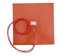 ComfyHarbor Silicone Heating Pad 220 V 500 W 200 mm Heating Bed, with Rubber Layer for For Ender-3 and For CR10 3D Printers, Fast and Even Heat Distribution for Improved Adhesion and