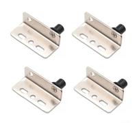 ComfyHarbor Silver Heavy Duty Pivot Door Hinges, Concealed Shaft Hinges With Bushing For Wooden Doors And Cabinets, Iron Construction, 40X18 MM, Easy Installation(4 pcs)
