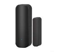 ComfyHarbor Smart Door And Window Sensor For Zigbee For Alexa For Home Security Alarm System Featuring Remote App Control, One-Touch Arm/Disarm, Family Access Sharing And Offline Alerts (Black)