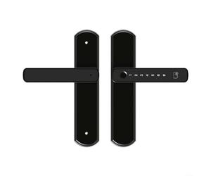 ComfyHarbor Smart Fingerprint Door Lock, Keyless Entry, Wireless Keypad And Card For Access, Compatible, With For Tuya For Gateway, Multiple For Unlock Methods, Fitss 35-50mm Wooden Doors, Aluminum