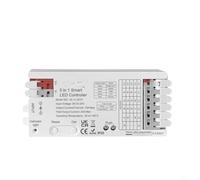 ComfyHarbor Smart LED Strip Controller, For ZigBee 3.0 And 2.4G, 5-in-1 RGBW RGB CCT Dimmer, 20A Max Output, DC12V-24V, Quick Connect Ports For Flexible Home Lighting Automation