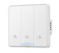 ComfyHarbor Smart Wall Switch, For ZIGBEE Sensor Switch For C Smart For GATEWAY, AC 110-240V Remote Control Module, PC+ABS Electrical Outlet For Home Automation(white)