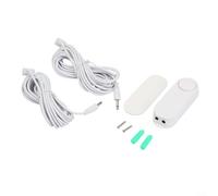 ComfyHarbor Smart WiFi Water Leak Alarm with 5M Dual Sensors 90dB Sound and IP67 Waterproof Rating Works for Tuya App for Instant Home Flood Detection Long Battery Life