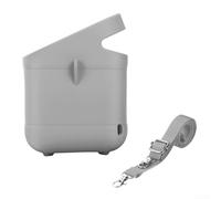 ComfyHarbor Soft Adjustable Silicone Cover Case For Toniebox 2 Audio Player Easy Access Button Design Case Lightweight Waterproof Silicone Cover (Grey)