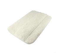 ComfyHarbor Soft Plush Polyester Bathroom Mat 40X60cm With Thick Comfort Pile, Fast Dry Moisture Absorption And Anti Slip Back For Enhanced Safety, For Keeping Bathroom Floor Dry, Green(beige)