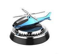 ComfyHarbor Solar Powered Car Air Freshener, For Vehicle Interior Aroma Diffuser, With Turbine Fan, Long Lasting Floral Scent, 360 Degree Fragrance Dispersion, Magnetic Base, Fit(Blue)