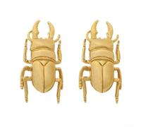 ComfyHarbor Solid Brass Animal Door Pull 2-Pack Rust Resistant(A)