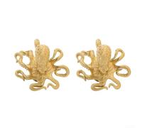 ComfyHarbor Solid Brass for Octopus Handle 3.6cm Gold Finish Solid Brass(A)