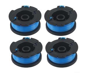 ComfyHarbor Spool And Line For Black & Decker BCSTA536 Grass Trimmer With 1.5 MM Diameter Heavy Duty Cutting Cord 10 M Length Compatible With A6481/A6485 Series Tool-Free Replacement(4 PCS)