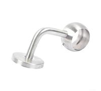 ComfyHarbor Stainless Steel 90 Degree Handrail Support Brackets For Staircase Round Tubes, Polished Chrome Effect, Concealed Fixings, Compatible With 38 MM 42 MM 50 MM Diameter(38mm)