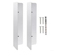 ComfyHarbor Stainless Steel Garage Door Seal Snake Guard 7 Inch Pest for proof Barrier for Rodents Mice Snakes Weatherproof Bottom Threshold Strip Silver 2 Pack