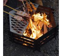 ComfyHarbor Stainless Steel Grill Mesh, For Camping BBQ Barbecue, 304 Grade Round Net With Safe Edges, Heat Resistant Outdoor Cooking Grates, For Picnic Party, 42X24cm(A)