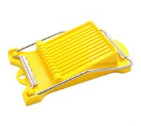 ComfyHarbor Stainless Steel Lunch Meat Slicer, Multi-Function Food, For Ham, Eggs, Banana, Fruit, Kitchen Gadget, With Non-Slip Base, Foldable Design, For Storage And Cleaning(Yellow)