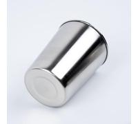 ComfyHarbor Stainless Steel Shot Cup, Single Wall Metal Beer Cola Tumbler with Wide Base, Polished Silver Barware for Coffee Shop Office Party, 30/70/180/320ml (Not for Hot Drinks)(70ml)