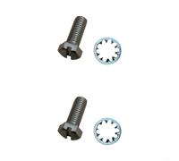 ComfyHarbor Stainless Steel Slotted Screws And Internal Tooth Lock Washers Set For Johnson, For EVINRUDE, OMC Lower Unit, Replaces 0304024, 304024, 301551, 0301551