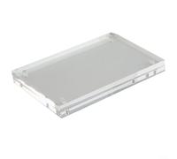 ComfyHarbor Transparent Acrylic Photo Frame 8+8mm Thick Magnetic Picture Display Stand for Home Office Desktop Decor, Easy Change Insert for 4x6 to 12x17 Inch Photos(10x15cm)