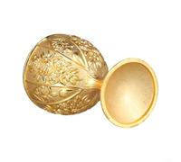 ComfyHarbor Vintage Small Beverage Cup 30ml Gold Thimble Measure for Spirits Wine Cocktails Alloy Barware Tool(4#)