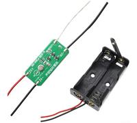 ComfyHarbor Voice Control Switch Module With 6S Delay, 3V-4.5V Sound Activated Circuit Board For LED Lights DC Motors, DIY Electronic Project Kit For Model Making And Crafts(B)