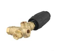 ComfyHarbor VRT3 Pressure Washer Unloader Valves with Switch, 140 Bar 40 LPM Bypass Valves for High Temp Water up to 90°C, Brass & Steel Construction