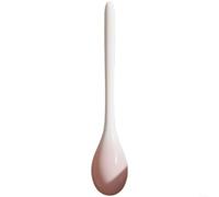 ComfyHarbor Wall Mount Silicone Toilet Brush, No Dead Angle Cleaning Hanging Bristle Brush for Bathroom, Soft TPR Head with Ventilated Storage, Pink(Pink)