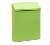 ComfyHarbor Wall Mounted Post Box Vintage Lockable Metal Post Box Lockable Iron Mailbox Suggestion Box With 2 Pcs Keys For Home Office(Green)
