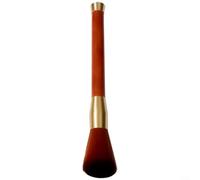 ComfyHarbor Walnut Wood Coffee Cleaning Brush, Soft Bristle, For Grinder Machine, Natural Handle Removes Buildup, Without Scratches, Brass Accents, For Home And Professional Bar Use(Rosewood)