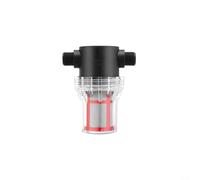 ComfyHarbor Water Strainer with Transparent Housing, 100/200 Mesh Pre-Filter for Garden Irrigation, Farm & Fish Tank, 1/2" 3/4" Inline Pipe Filter, For Easy Clean ABS Debris Separator(1/2in-200 mesh)