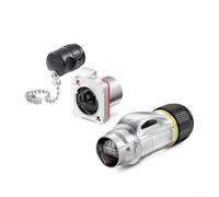 ComfyHarbor Waterproof BD24 For RJ45 Connector Metal Type With IP68 Dust And Moisture Protection, Supporting 125V AC Operation And Reliable Signal Transmission At 10Gb/s(Set)