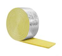 ComfyHarbor Winter Pipe Insulation Felt 7.6cm x 10m Thermal Heat-Retaining Wrap for Water Pipes Freeze Protection For Easy Install No Tools Required