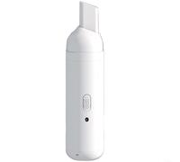 ComfyHarbor Wireless Car Vacuum Cleaner, Portable Handheld USB Rechargeable With Powerful Suction For Home Office Desk, Low Noise Cordless For Vac For Dust Crumbs Debris, White