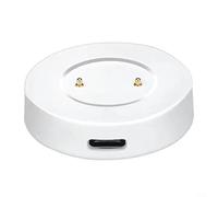 ComfyHarbor Wireless Charger Dock For Huawei Watch GT/GT2, For HONOR MagicWatch 2, For DREAM, Portable USB Charging Station With Soft Cable, Safe PC+ABS Base, White(Black)
