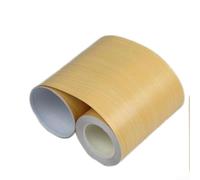 ComfyHarbor Wood Grain PVC Decorative Trim 5 cm x 1000 cm Waterproof Removable Frame Border, for Mirrors Cabinets Picture Frames Bathroom Walls For Easy Peel and Attach Tenant(A)