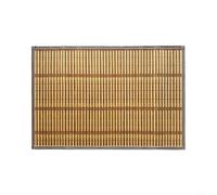 ComfyHarbor Wooden Placemats, Rustic Vintage Table Mats With Smooth Polished For Surface And Rope-Woven Edges For Kitchen Dining Table Decoration, To Clean And Design For Home & Garden