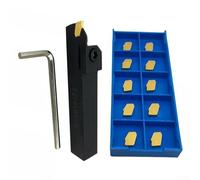 ComfyHarbor ZQ1616R-2 Metal Turning Tool Holder 5/8 Inch Diameter With SP200 Carbide Inserts For Precision Machining
