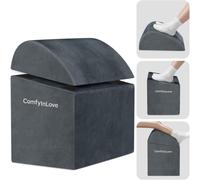 ComfyInLove Foot Rest for Under Desk with 3 Heights, Foot Stool, Dark Grey