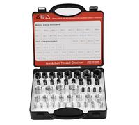 Comfylichi Thread Checker, Nut and Bolt Thread Checker, Bolt Size and Thread Gauge, 44 Individual Bolt and Nut Identifier Gauge (23 Standard & 14 Metric) Especially for Size Check in Tight Spaces