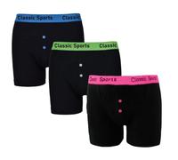 COMFYLOT & KK TRADERS MCR LTD Mens Boys Boxer Shorts Underwear Multipack 3 & 6 Pack Designer Cotton Boxers Briefs Pack of 3 (Multicoloured 1, XXL)
