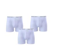 COMFYLOT & KK TRADERS MCR LTD Pack Of 3 Mens Classic Boxer Shorts | Adults Men's Classic Trunk Cotton Boxers, Stretchy Soft, Classic Fit Underwear, (Pack of 3-Small) White