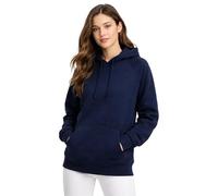 COMFYLOT & KK TRADERS MCR LTD Unisex 300 GSM Heavy Fleece Hoodie Pullover with Adjustable Drawcord Hood and Cozy Front Pocket for Men and Women Navy