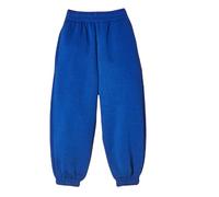 COMFYLOT & KK TRADERS MCR LTD® Unisex Boys Jogging Bottoms | Plain Tracksuit Joggers with Elasticated Waist | Kids Casual PE School Sweatpants Sports Wear Trousers R.Blue 7-8