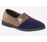 Comfylux Mens Harlequin Multi Velour Slippers (11 UK) (Multicoloured)