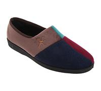 Comfylux Mens Harlequin Multi Velour Slippers (11 UK) (Multicoloured)