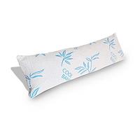 Comfysleep 1 Pack Body Size Rayon Made from Bamboo Pillow for Sleeping, Cooling Shredded Memory Foam Adjustable Bed Pillow with Hypoallergenic, Removable/Washable Cover (Body Pillow)