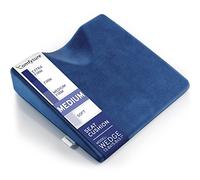 ComfySure Wedge Pillow for Office Chair Cushion and Car Seat Cushion - Medium Firm Memory Foam Seat Pad for Truck Seat, Gaming Chair - Orthopedic Support and Pain Relief for Tailbone and Hip