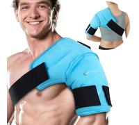 Comfytemp 3D Contoured Shoulder Ice Pack Wrap, Reusable Hot & Cold Gel Pack for Shoulder Discomfort, Cold Compression for Joint & Muscle Comfort, Arm Support for Post-Surgery